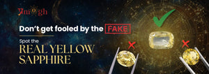 Real VS Fake Yellow Sapphire