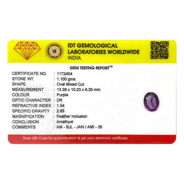 Amethyst - 5.5 Carat - Pramogh