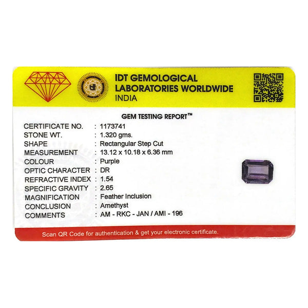 Amethyst - 6.6 Carat - Pramogh