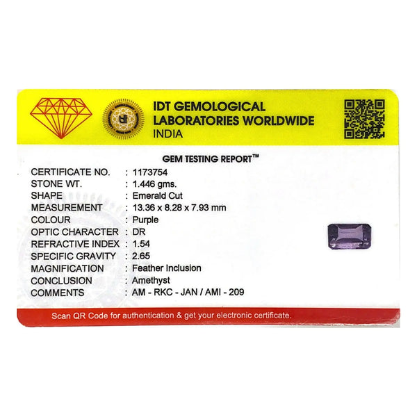 Amethyst - 7.23 Carat - Pramogh