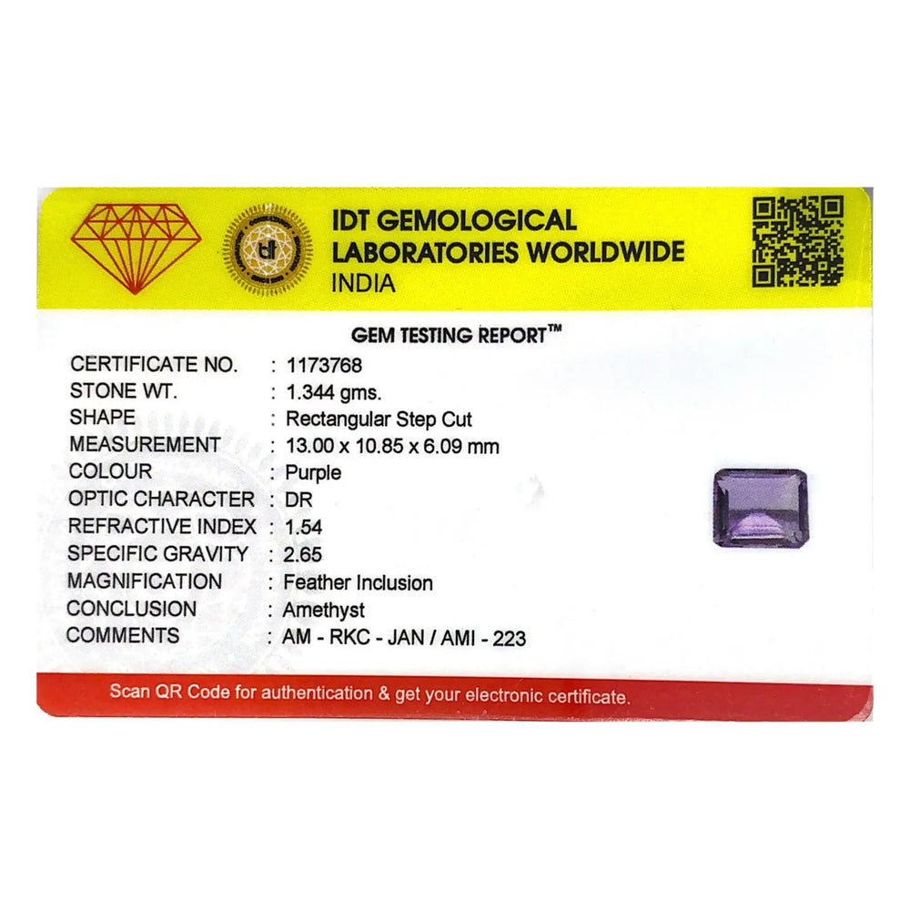 Amethyst - 6.72 Carat - Pramogh