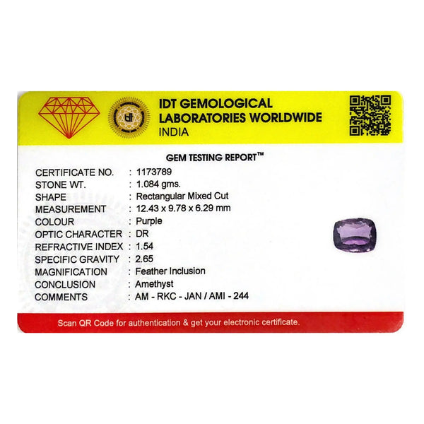 Amethyst - 5.42 Carat - Pramogh