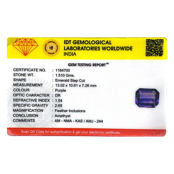 Amethyst - 7.55 Carat - Pramogh