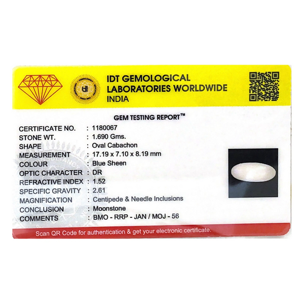 Blue Moonstone - 8.45 Carat - Pramogh