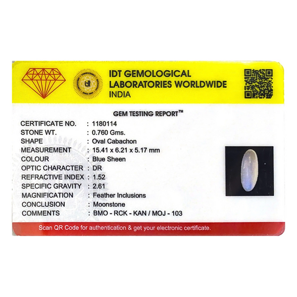 Blue Moonstone - 3.8 Carat - Pramogh