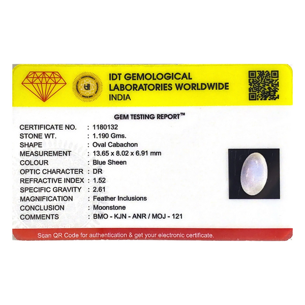 Blue Moonstone - 5.95 Carat - Pramogh