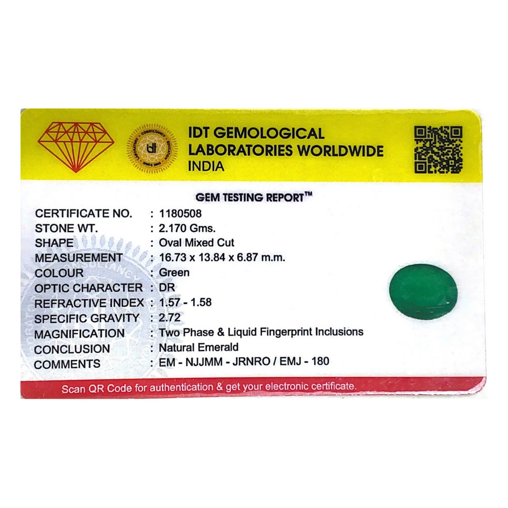 Emerald - 10.85 Carat - Pramogh