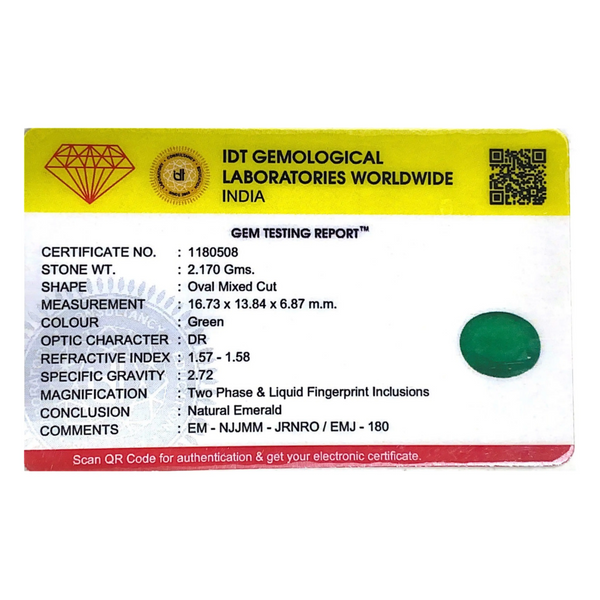 Emerald - 10.85 Carat - Pramogh