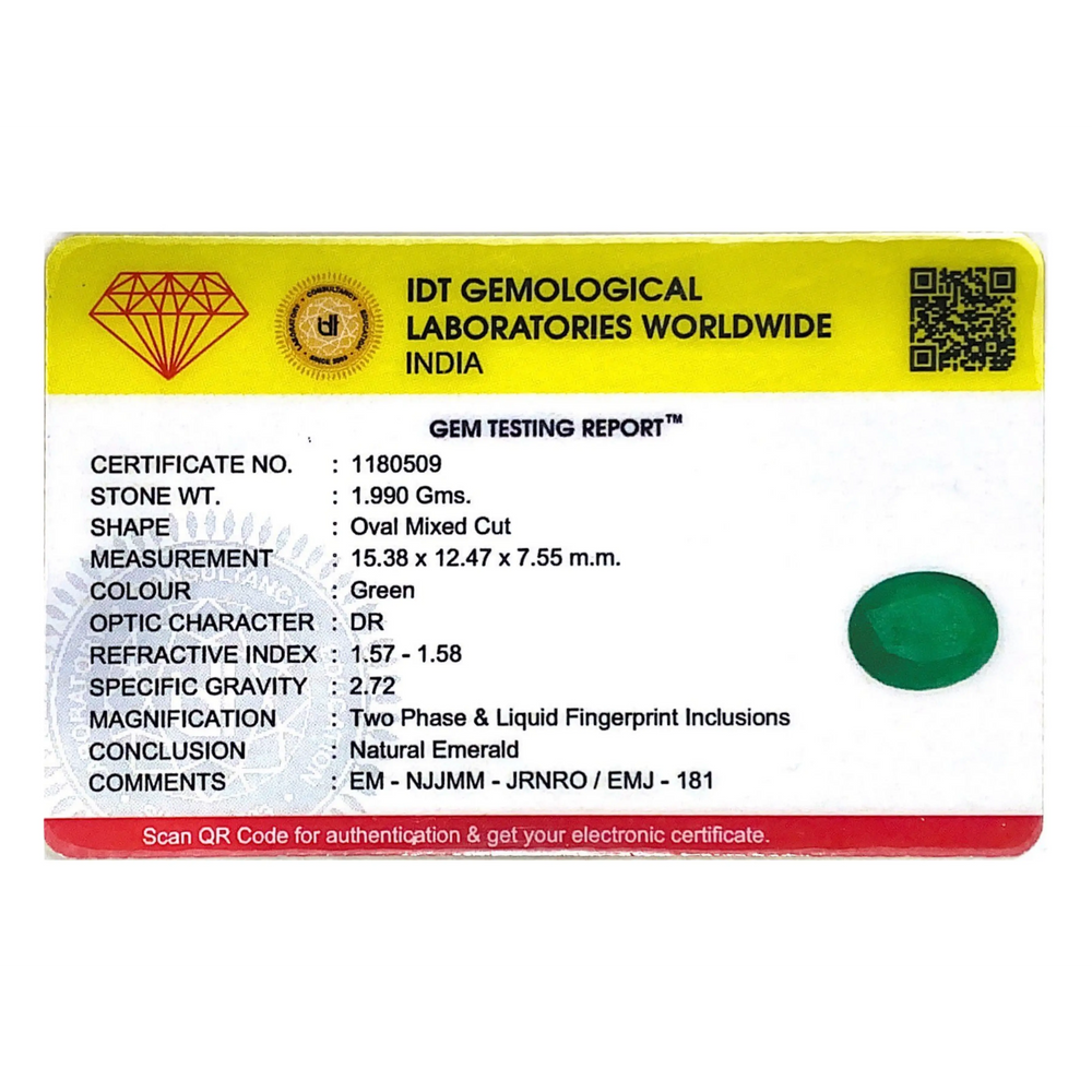 Emerald - 9.95 Carat - Pramogh