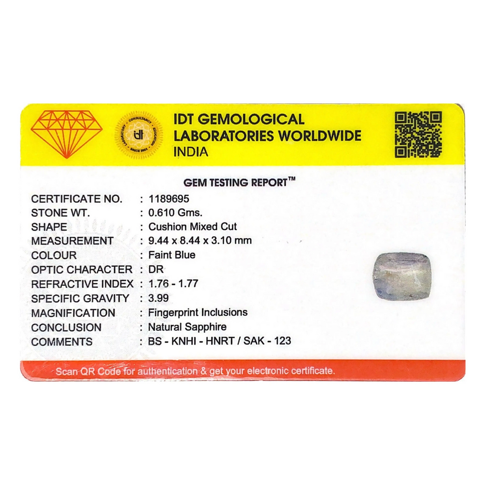 Blue Sapphire - 3.05 Carat