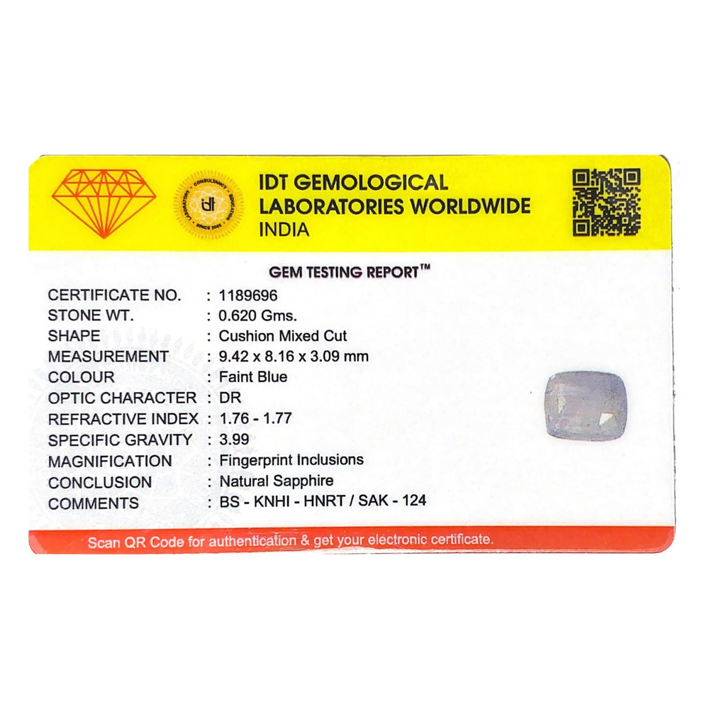 Blue Sapphire - 3.1 Carat