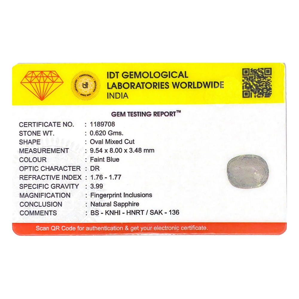 Blue Sapphire - 3.1 Carat