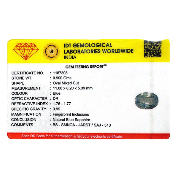 Blue Sapphire - 4.5 Carat - Pramogh
