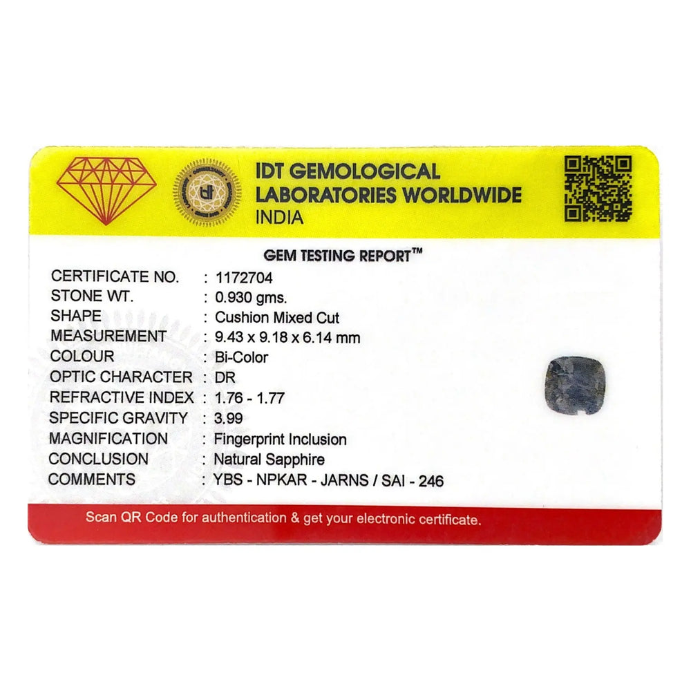 Bi-Color Sapphire (Pitambari) - 4.65 Carat - Pramogh