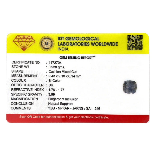 Bi-Color Sapphire (Pitambari) - 4.65 Carat - Pramogh