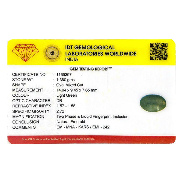 Colombian Emerald - 6.8 Carat - Pramogh