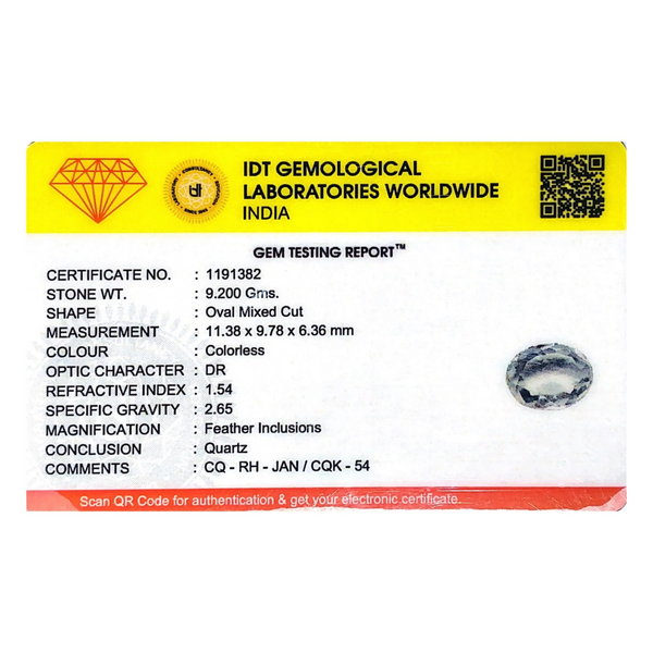 Crystal Quartz - 4.60 Carat