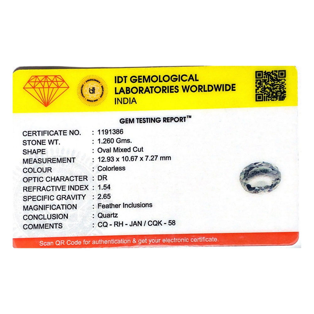 Crystal Quartz - 6.3 Carat