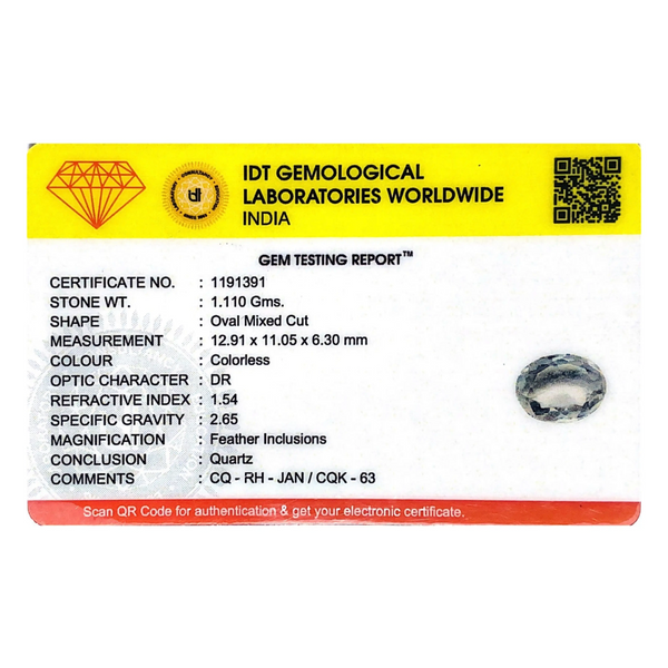 Crystal Quartz - 5.55 Carat