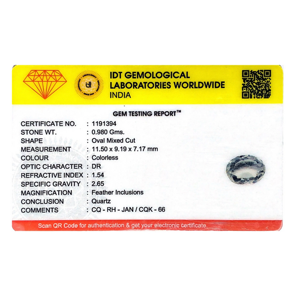 Crystal Quartz - 4.9 Carat