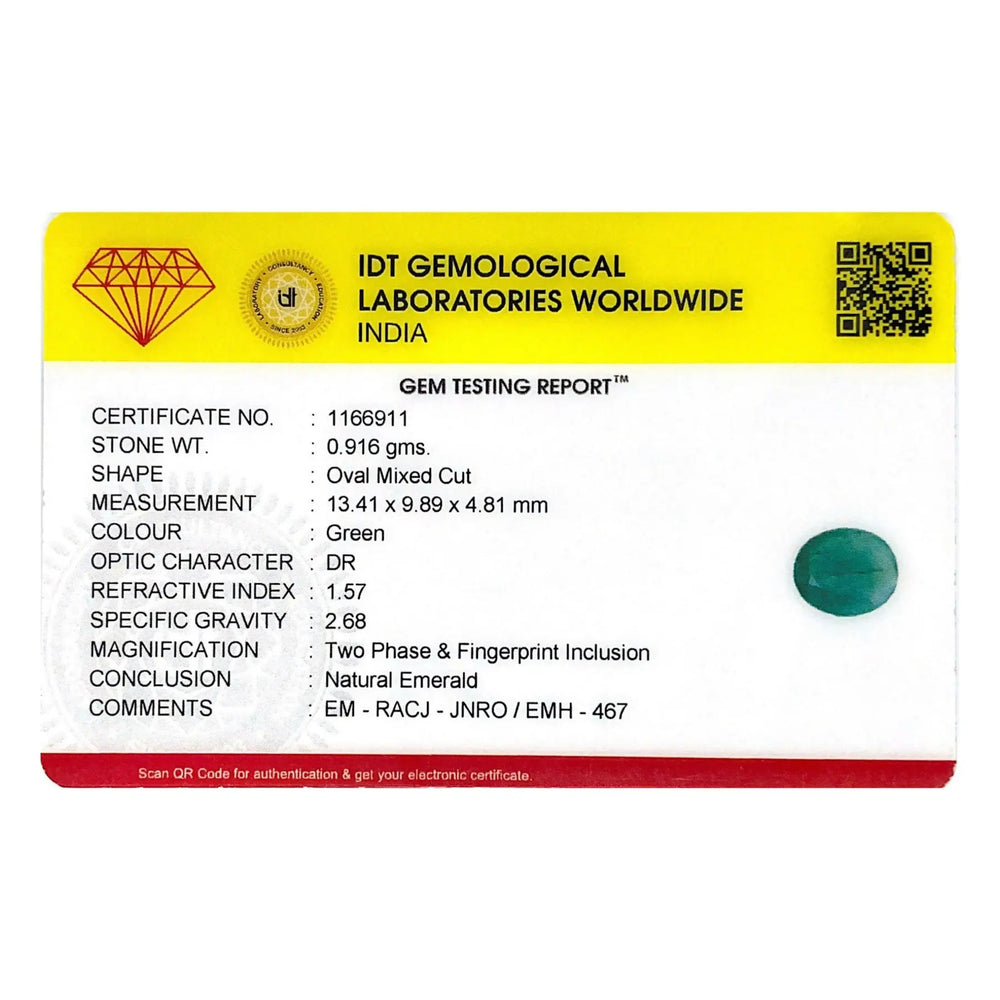 Emerald - 4.58 Carat - Pramogh