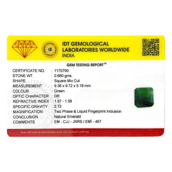 Emerald - 3.4 Carat - Pramogh