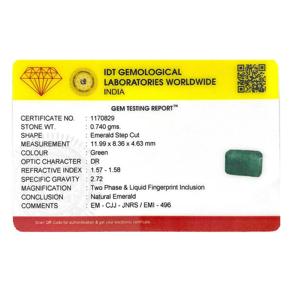 Emerald - 3.7 Carat - Pramogh