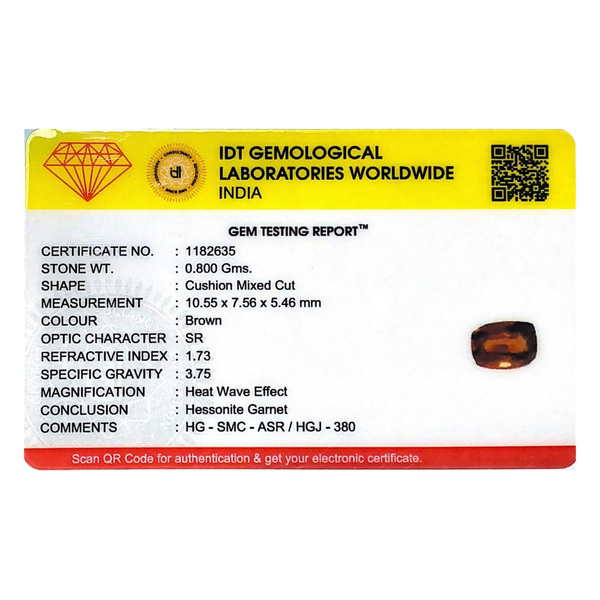 Hessonite (Gomed) - 4 Carat - Pramogh