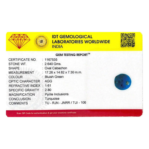 Irani Firoza - 13.2 Carat - Pramogh