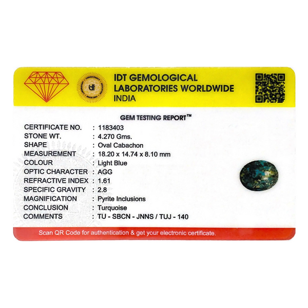 Irani Firoza - 21.35 Carat - Pramogh