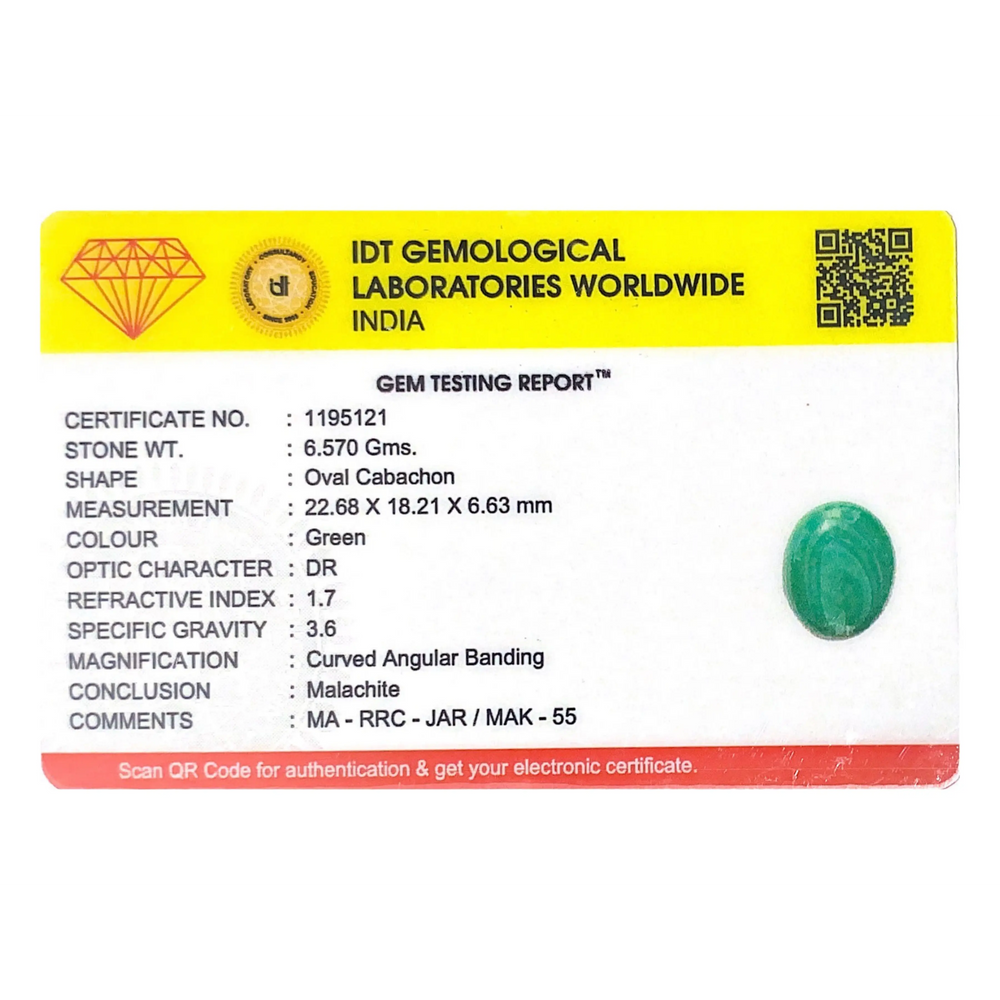 Malachite (Kidney Stone) - 32.85 Carat