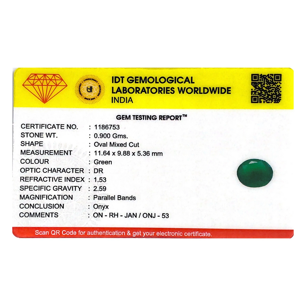 Onyx (Sabza) - 4.5 Carat