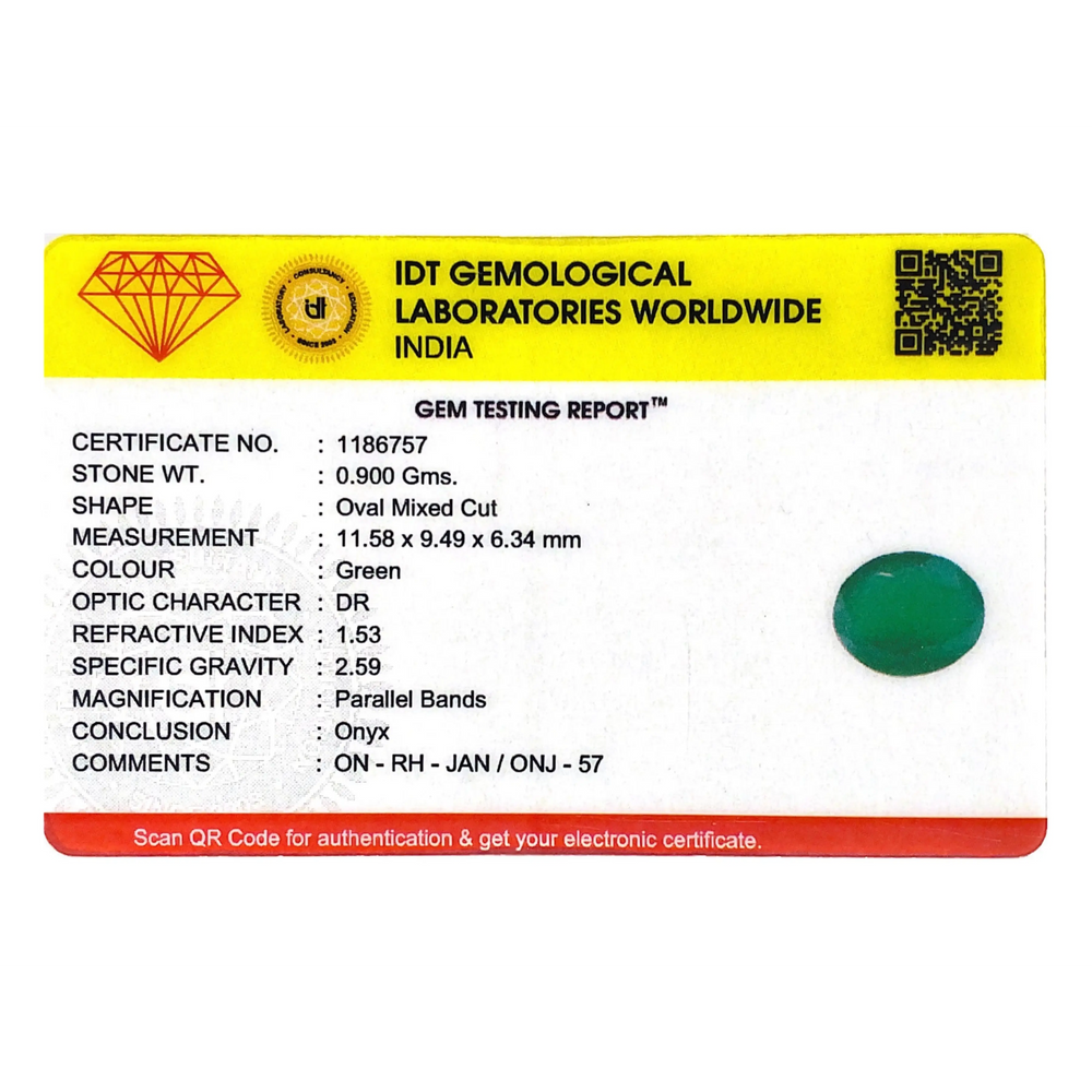 Onyx (Sabza) - 4.5 Carat