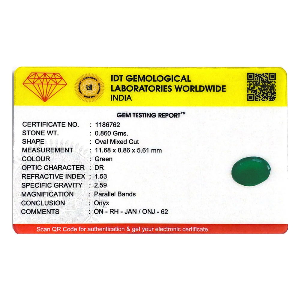 Onyx (Sabza) - 4.3 Carat