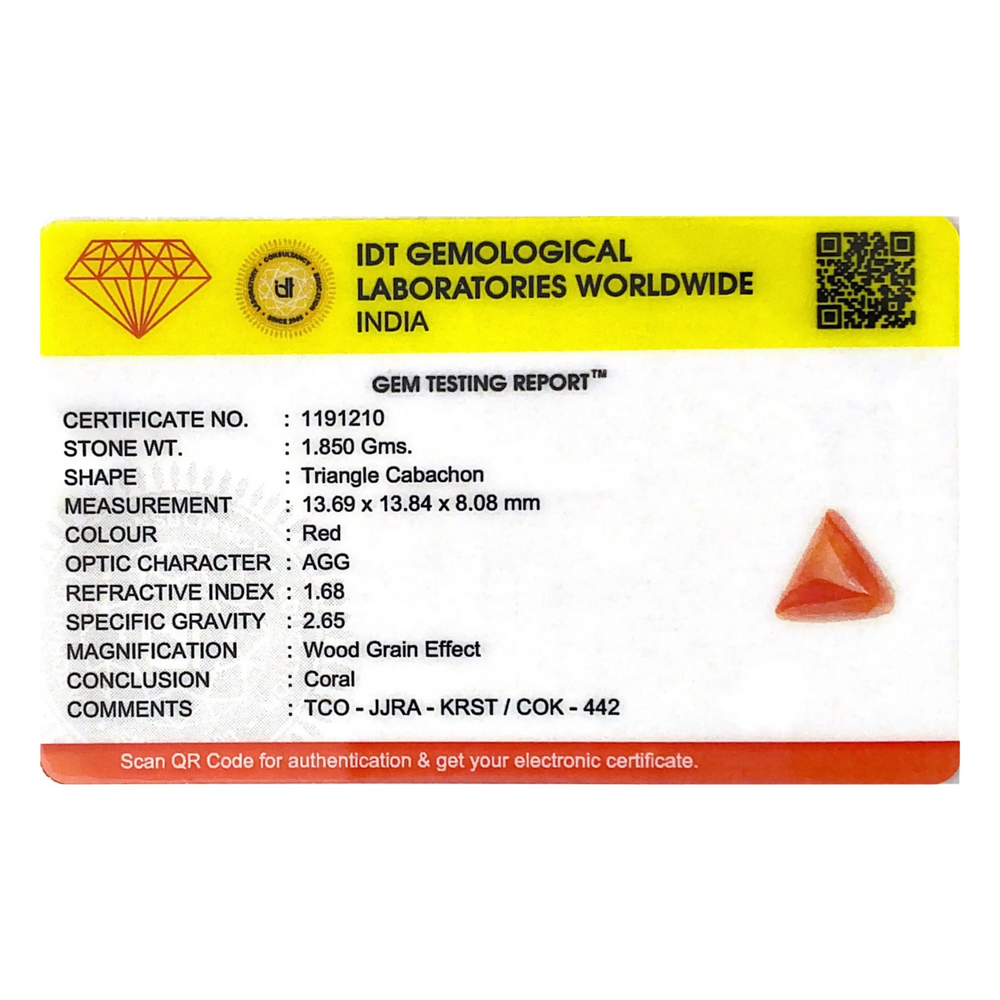 Red Coral - 9.25 Carat