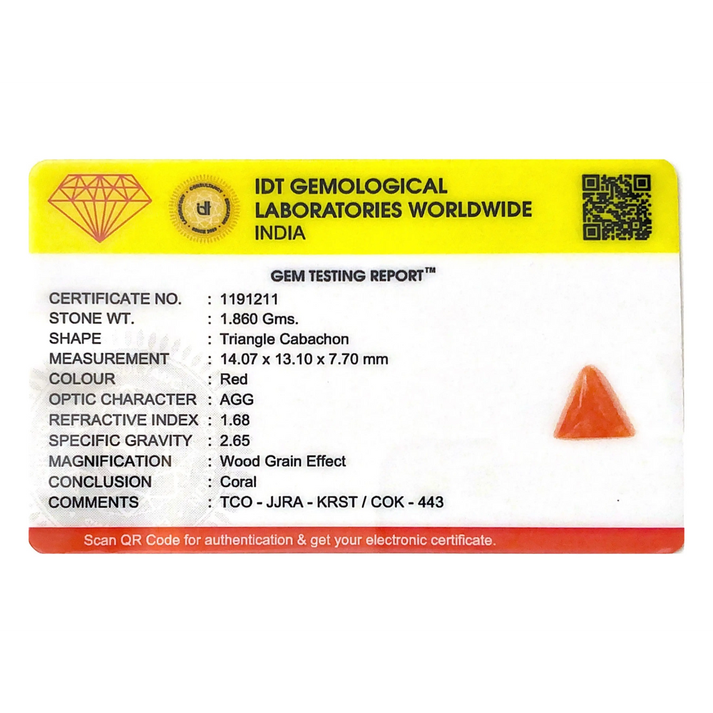 Red Coral - 9.3 Carat