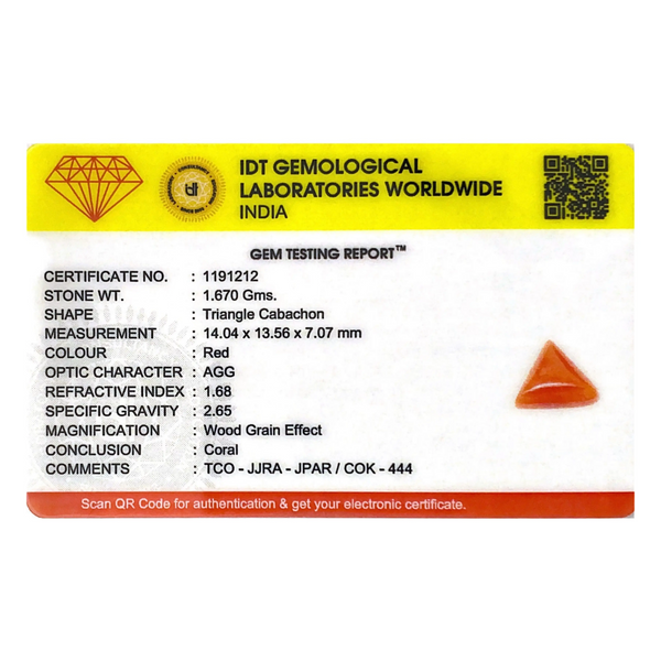 Red Coral - 8.35 Carat