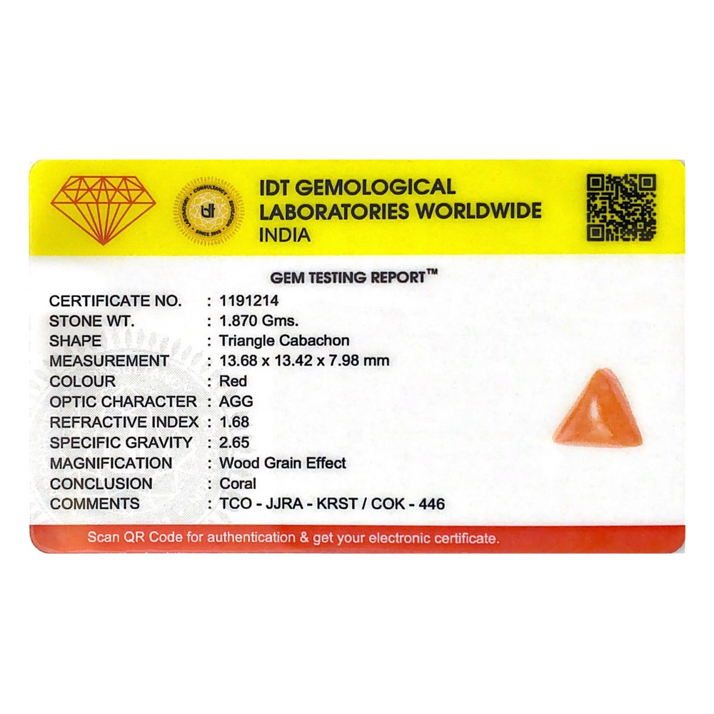 Red Coral - 9.35 Carat
