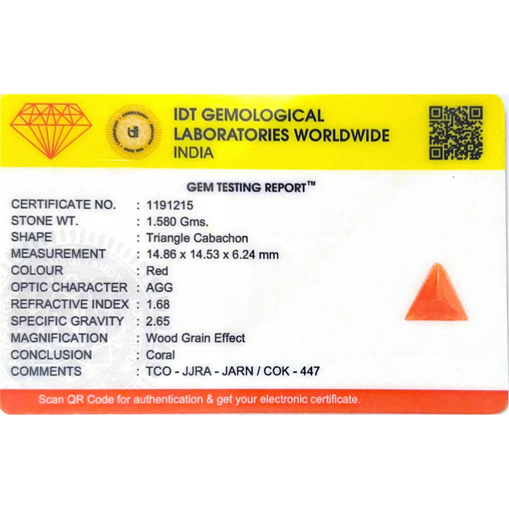 Red Coral - 7.9 Carat
