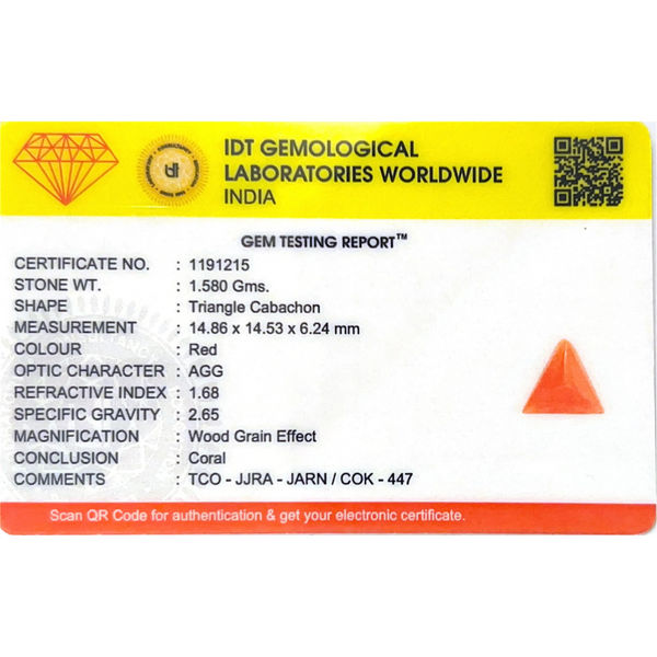 Red Coral - 7.9 Carat