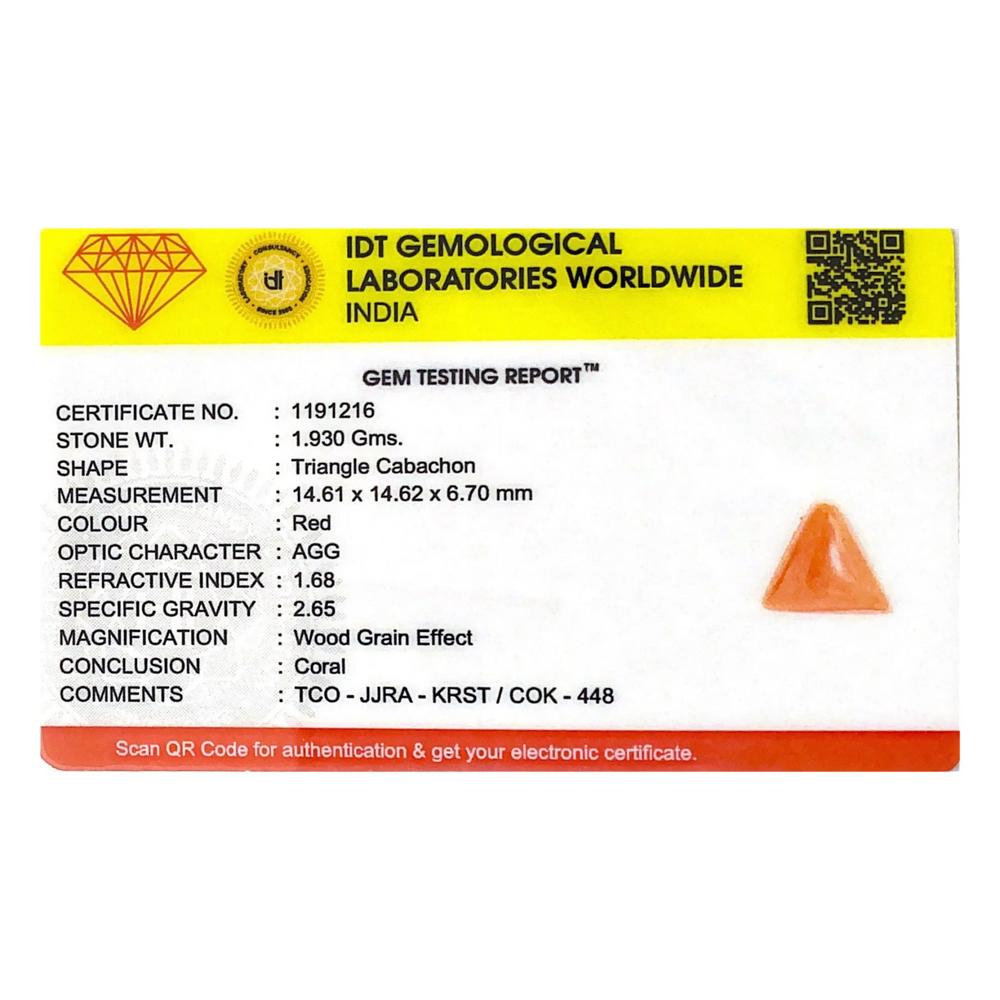 Red Coral - 9.65 Carat
