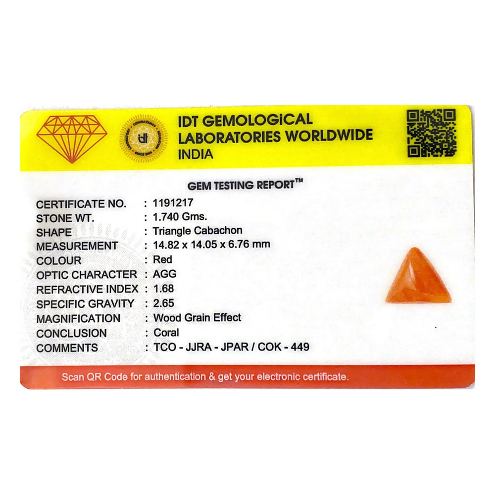 Red Coral - 8.7 Carat