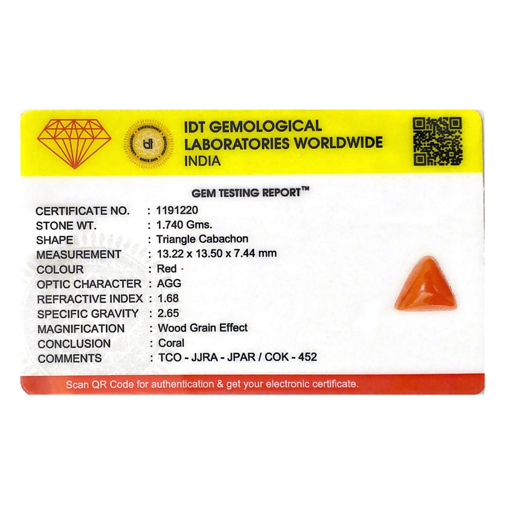 Red Coral - 8.7 Carat