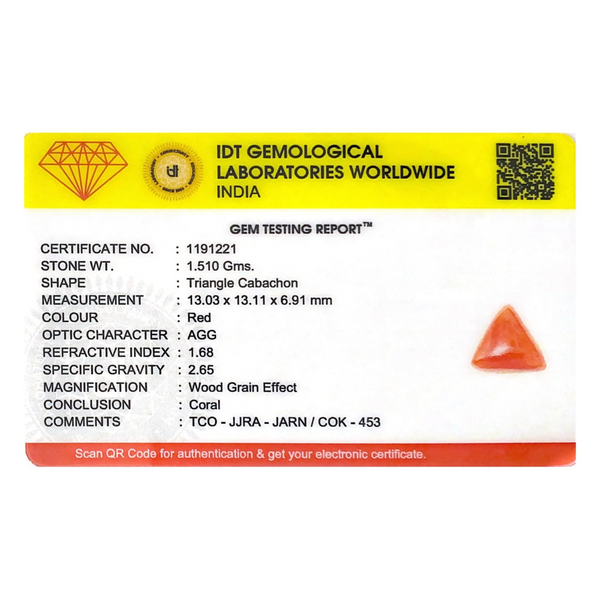 Red Coral - 7.55 Carat