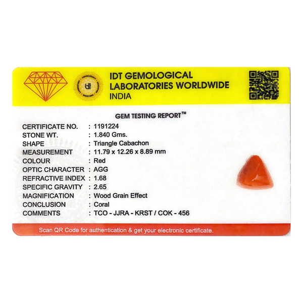 Red Coral - 9.2 Carat