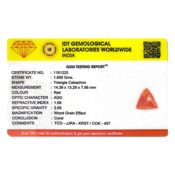 Red Coral - 9.25 Carat