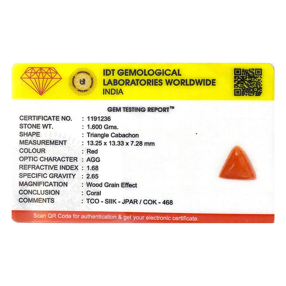 Red Coral - 8 Carat