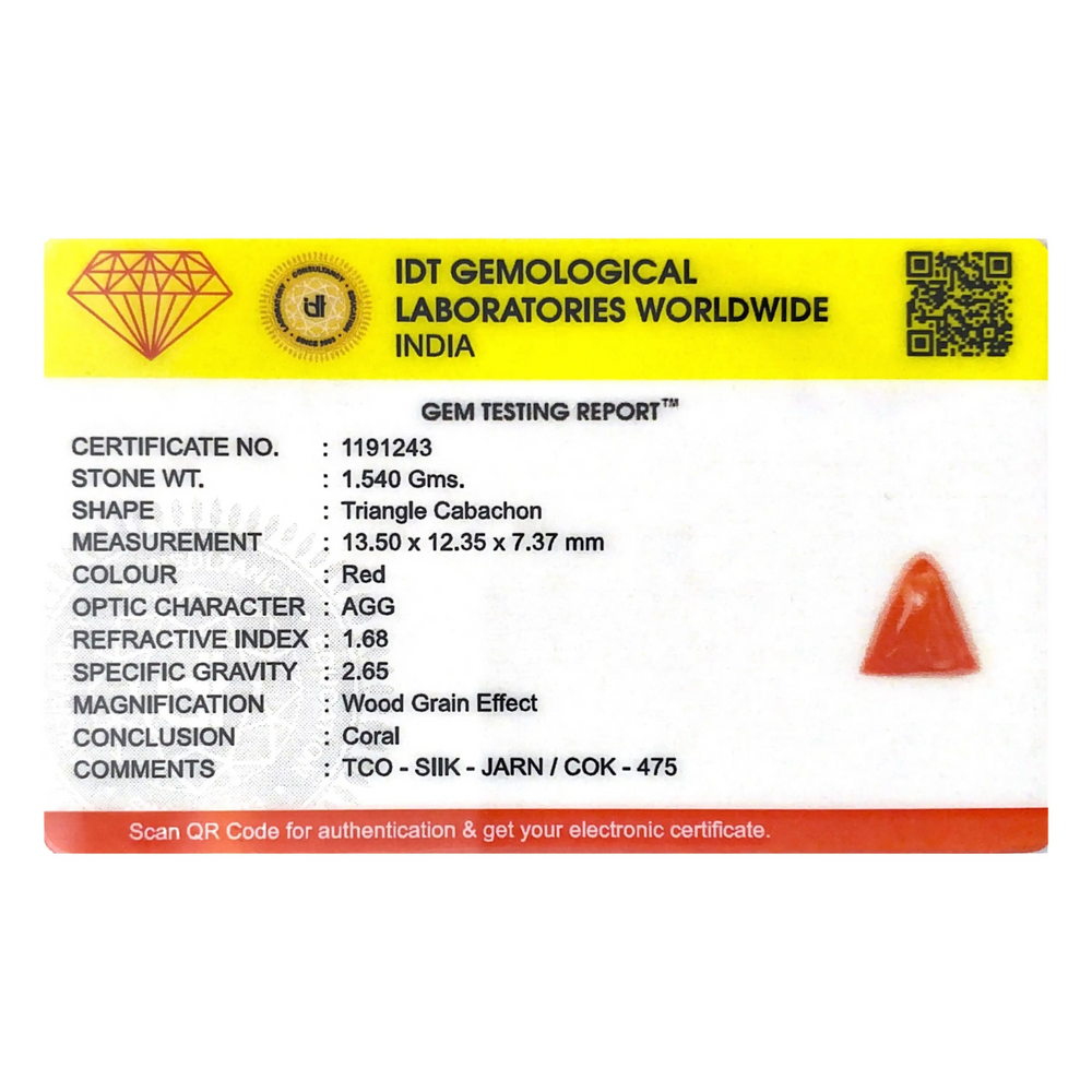 Red Coral - 7.7 Carat