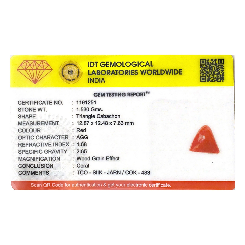Red Coral - 7.65 Carat