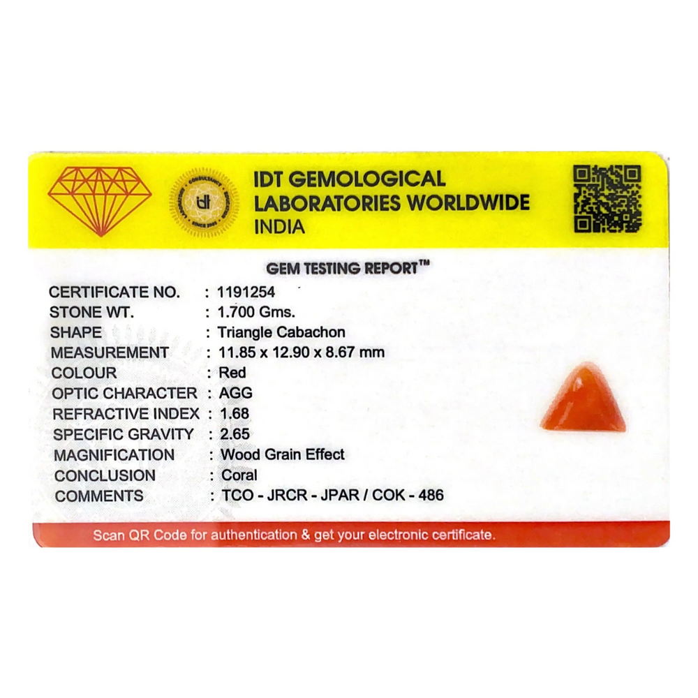 Red Coral - 8.5 Carat